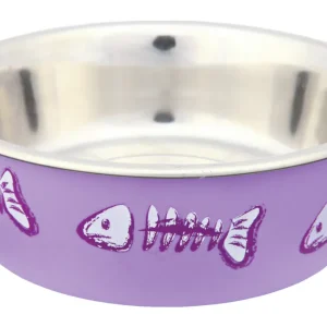 TRIXIE Edelstahlnapf mit Kunststoffmantel 0,25 l, 12 cm Sonderaktion